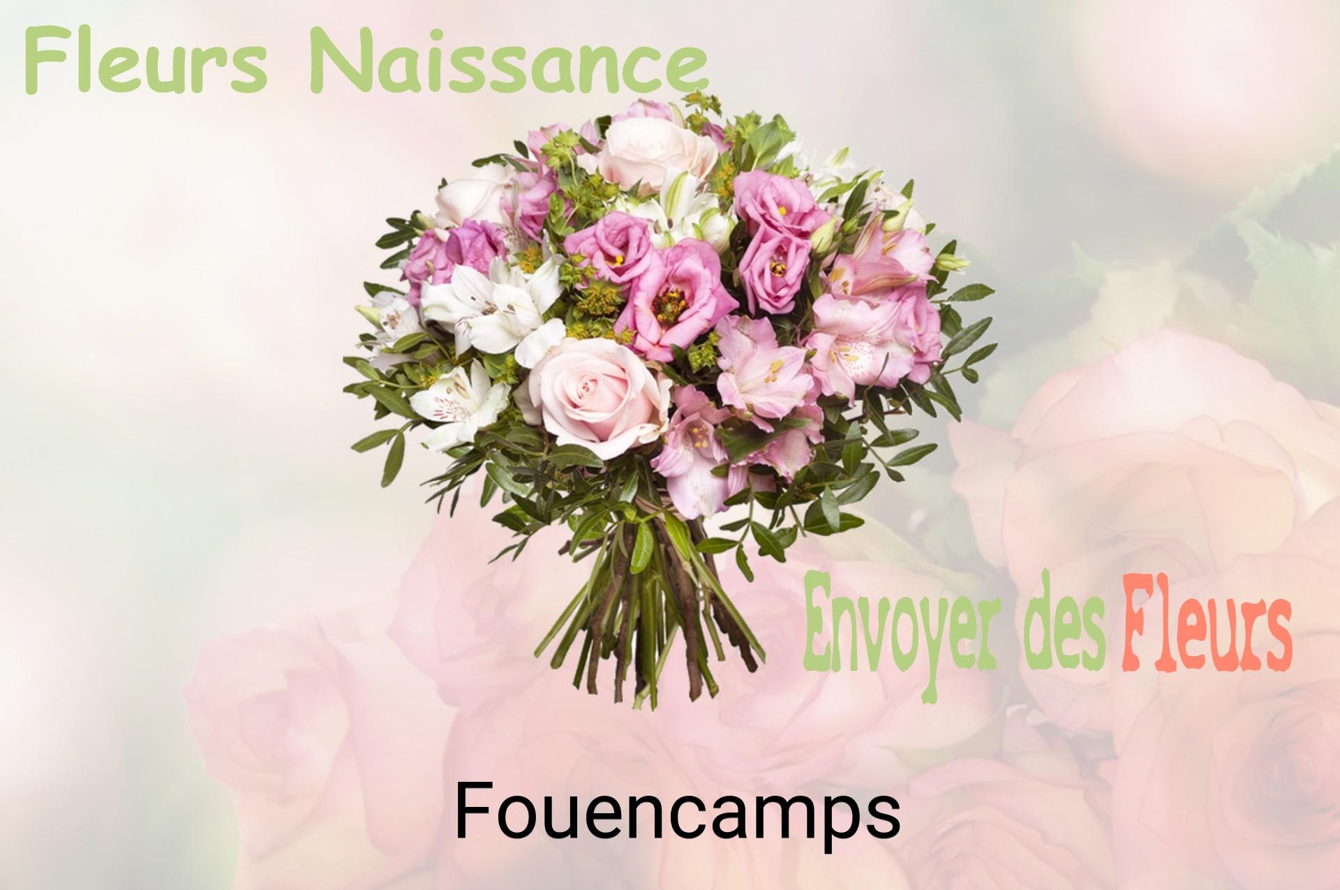 Bouquet de fleurs de naissance livré à Fouencamps
